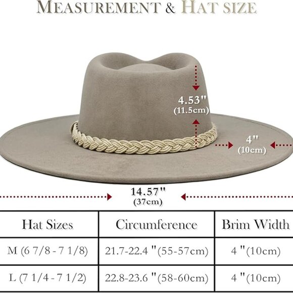 Big Wide Brim Western Hat NEW main image 5